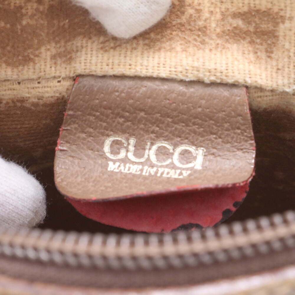 Vintage Gucci GG Supreme Sherry Line 001 44 6655 Leather Shoulder Bag, Crossb... - Picture 9 of 10